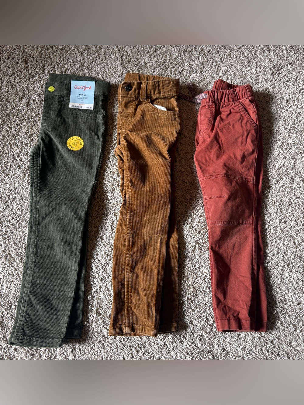 Cat & Jack pant bundle, boys 4T